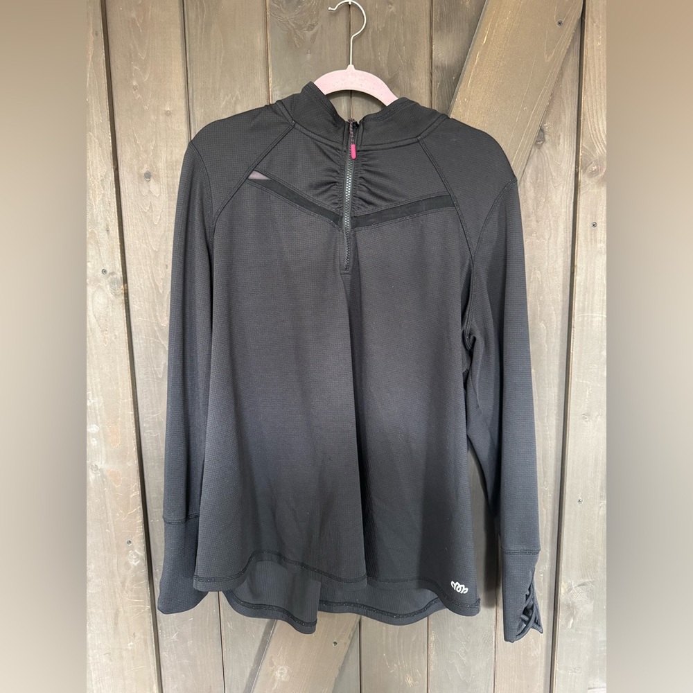 Maurices Black and Pink Athletic Top